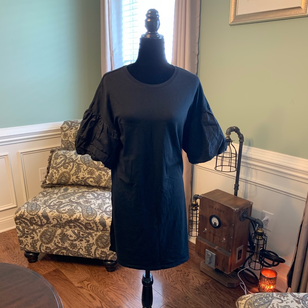 Puff sleeve dress!